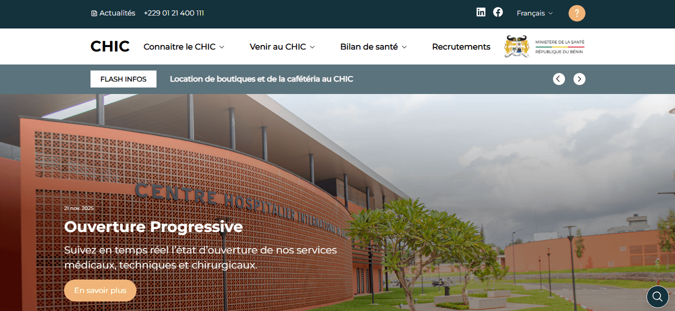 CHIC - Centre Hospitalier International de Calavi